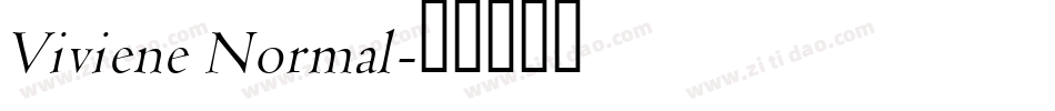 Viviene Normal字体转换